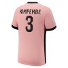 Original Trikotsatz Paris Saint-Germain Kimpembe 3 Ausweichtrikot 2024-25 Für Kinder